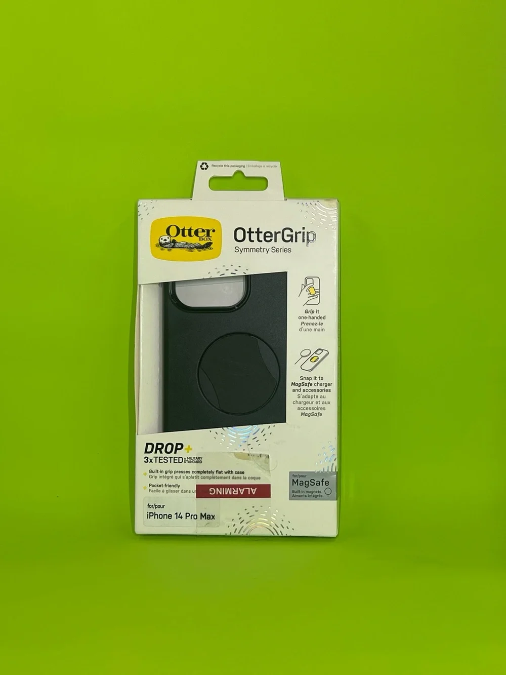 OtterBox OtterGrip Symmetry Series iPhone 14 Pro Max Case - Black